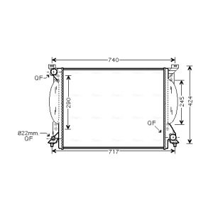 Motorkühler AVA COOLING AI2204