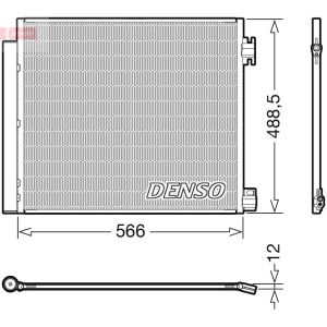 Kondensator, Klimaanlage DENSO DCN46026