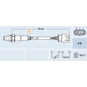 Sonde lambda FAE 77587