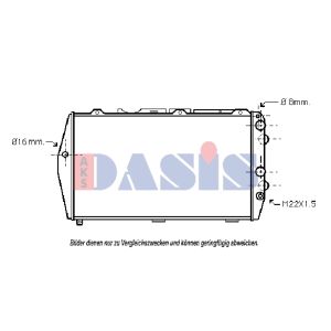 Motorkühler AKS DASIS 480750N