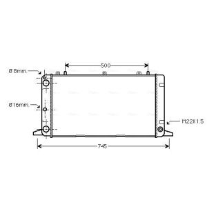 Motorkühler AVA COOLING AI2098