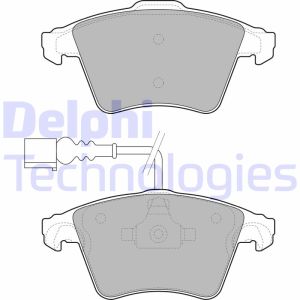 Set di pastiglie freno DELPHI LP1950, fronte