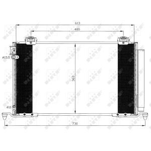 Condensor, airconditioning EASY FIT NRF 35595