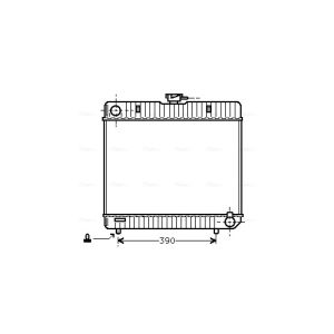 Arrefecedor do motor AVA COOLING MS2042