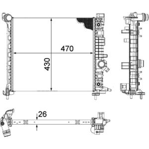 Arrefecedor do motor MAHLE CR 1190 000P