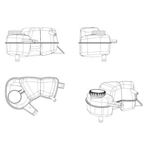 Expansievat, koelvloeistof EASY FIT NRF 454038