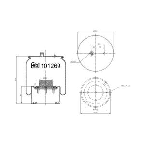 Luftfederbalg FEBI BILSTEIN 101269