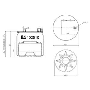 Soffietti per sospensioni pneumatiche FEBI BILSTEIN 102510