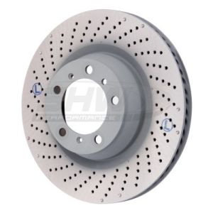 Disco de freno SHW PRL39977 hinten, ventilado , altamente carbonizado, 1 Pieza