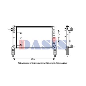 Motorkühler AKS DASIS 080056N