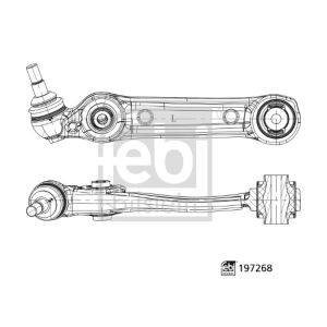 Febi Bilstein Draagarm, wielophanging voor o.a. Bmw - 18802