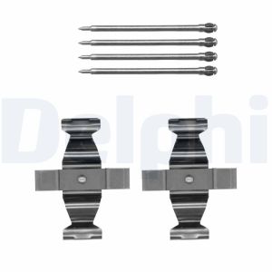 Kit de acessórios, pastilha de travão de disco DELPHI LX0546