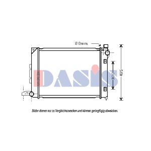 Motorkühler AKS DASIS 370037N