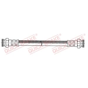 Tubo do travão flexível traseiro, esquerdo QUICK BRAKE QB22.017