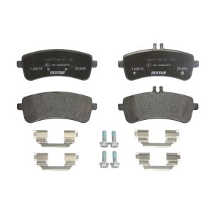 Bremsbelagsatz TEXTAR 2516302, Hinten