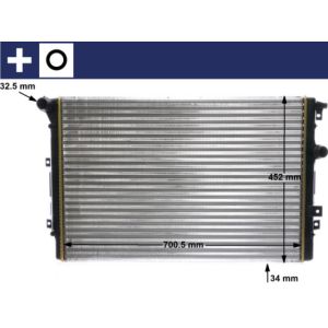 Arrefecedor do motor MAHLE CR 2032 000S