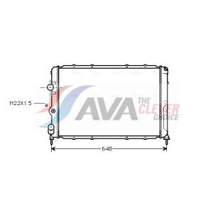 Raffreddatore motore AVA COOLING RTA2199