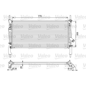 Raffreddatore motore VALEO 701731