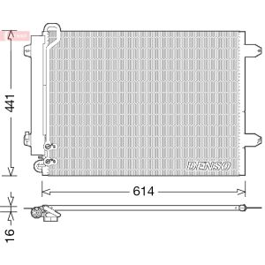 Kondensator, Klimaanlage DENSO DCN32008