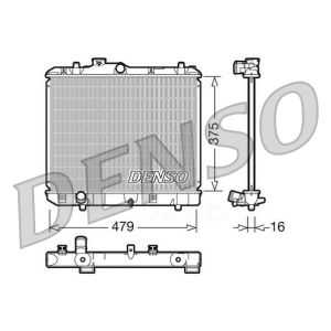 Arrefecedor do motor DENSO DRM47004