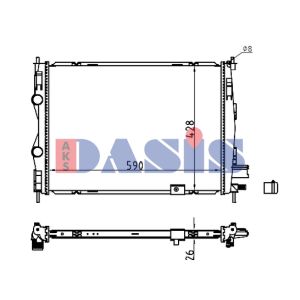 Motorkühler AKS DASIS 070190N