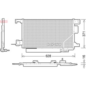 A/C-kondensor DENSO DCN17026