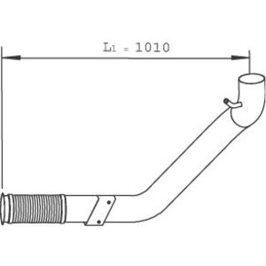 Uitlaatpijp DINEX 29244