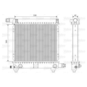 Raffreddatore motore VALEO 701590