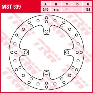 Jarrulevy TRW MOTO MST339