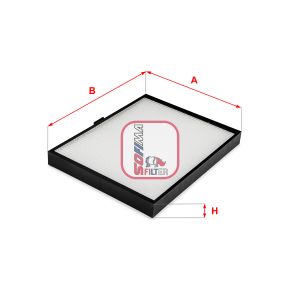 Filtro, ar do habitáculo SOFIMA S 3334 C