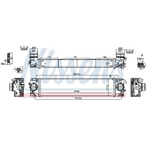 Intercooler NISSENS 961541