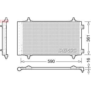 Condenseur, climatisation DENSO DCN21018