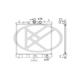 Raffreddatore motore KOYORAD PL023591