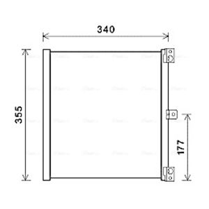 Condenseur (climatisation) AVA COOLING PR5088