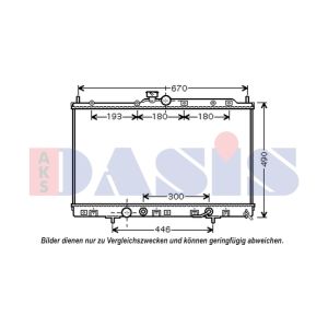 Raffreddatore motore AKS DASIS 140104N