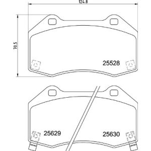 Jarrupalasarja, levyjarru PRIME LINE BREMBO P 23 182