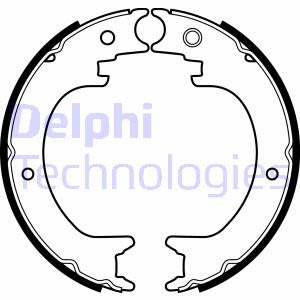 Set di ganasce freno, freno di stazionamento DELPHI LS2082