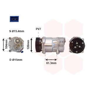 Airco-compressor VAN WEZEL 1800K267