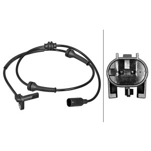Sensor do ABS traseiro, direito HELLA 6PU 358 217-131
