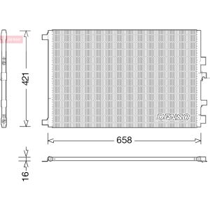 Condensator, airconditioning DENSO DCN23033
