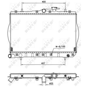 Radiator, motorkoeling EASY FIT NRF 53260