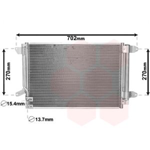 Condenseur (climatisation) VAN WEZEL 58005330
