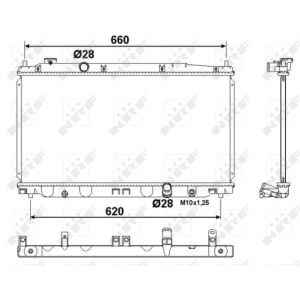 Kühler, Motorkühlung NRF 53194