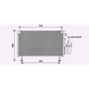 Condenseur, climatisation AVA COOLING IS5031D