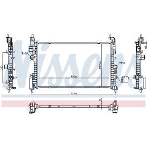 Radiateur NISSENS 606390