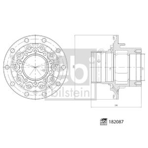 Pyörännapa FEBI BILSTEIN 182087