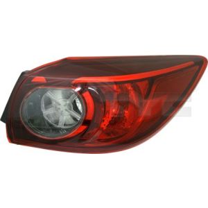 Luz traseira, direita (24V, vermelho) TYC 11-14095-05-2