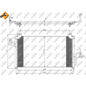 Condensatore, climatizzatore EASY FIT NRF 35356