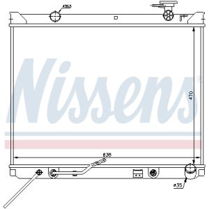 Radiator, motorkoeling NISSENS 66682