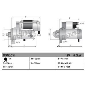 Starter DENSO DSN2116
